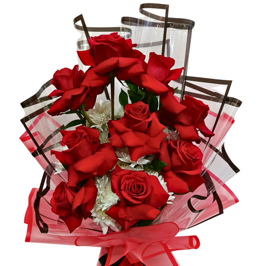 Classic Red Rose Premium Hand Bouquet