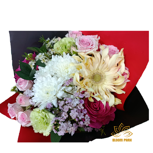 Mixed Bloom Hand Bouquet