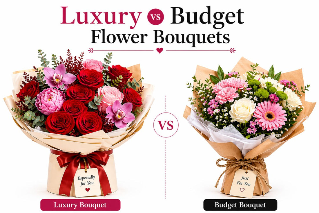 Luxury vs Budget Flower Bouquets: What’s the Real Difference?