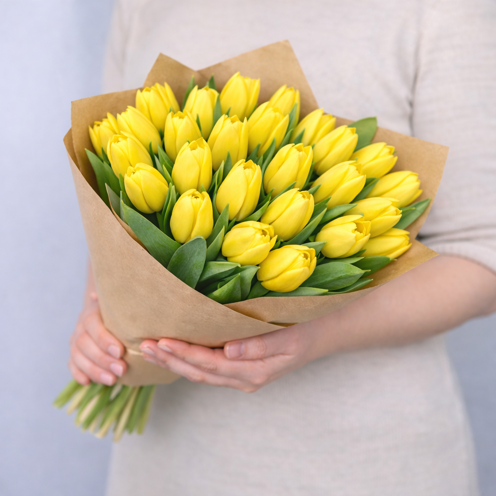 Yellow Tulip Bouquet