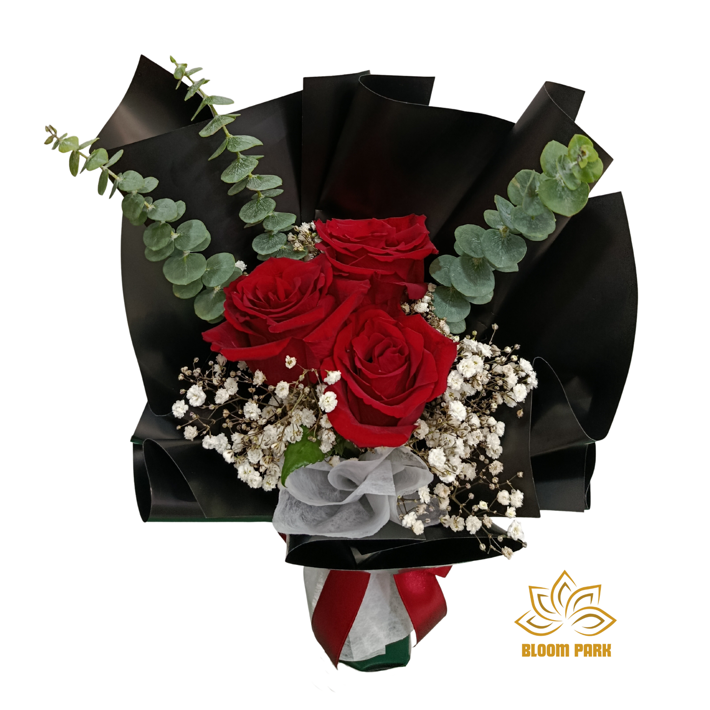 Passionate Elegance Hand-tied Rose Bouquet