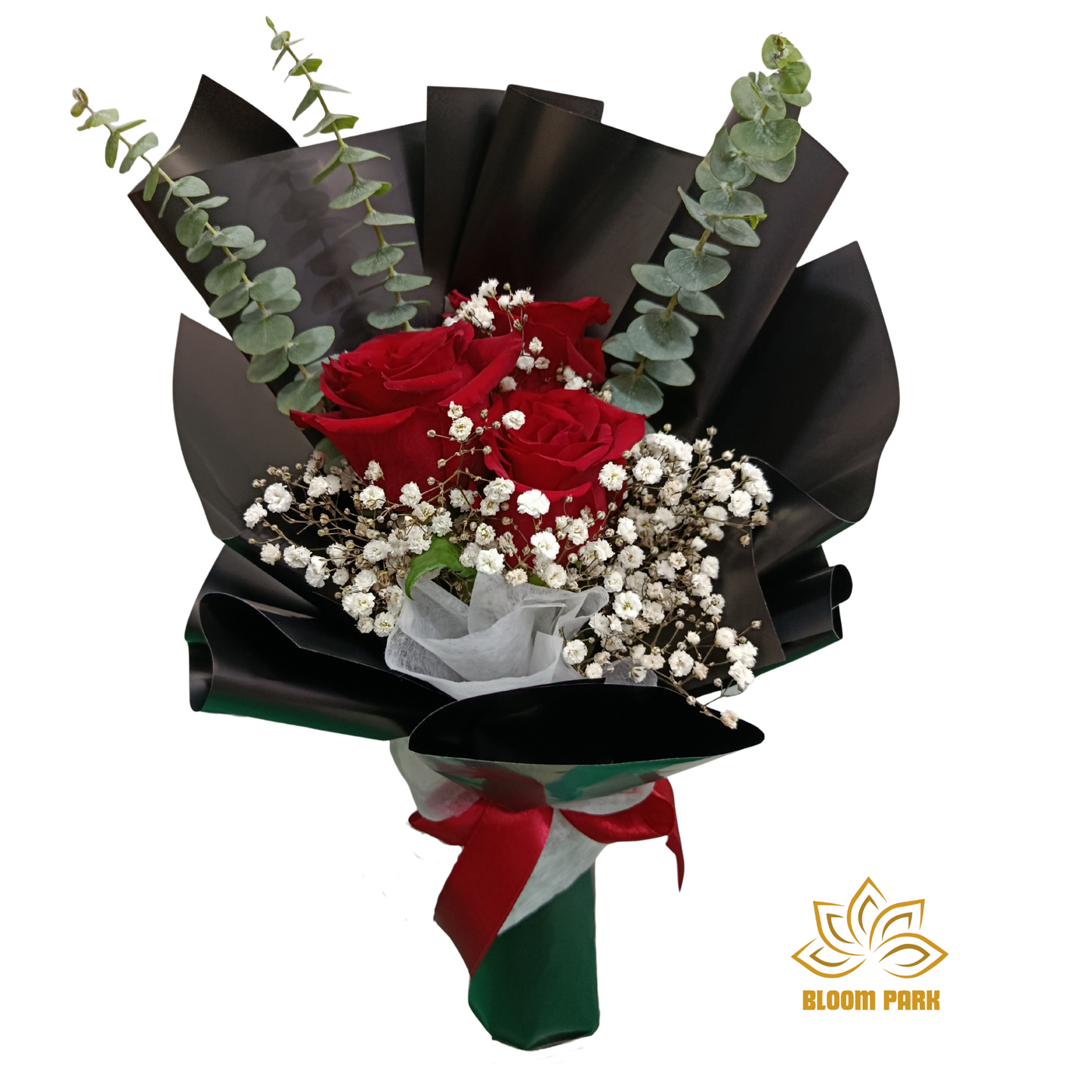 Passionate Elegance Hand-tied Rose Bouquet
