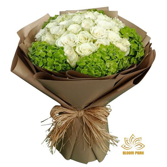 Elegance Rose & Hydrangea Bouquet