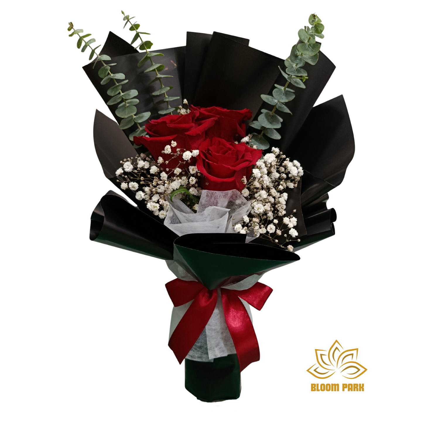 Passionate Elegance Hand-tied Rose Bouquet