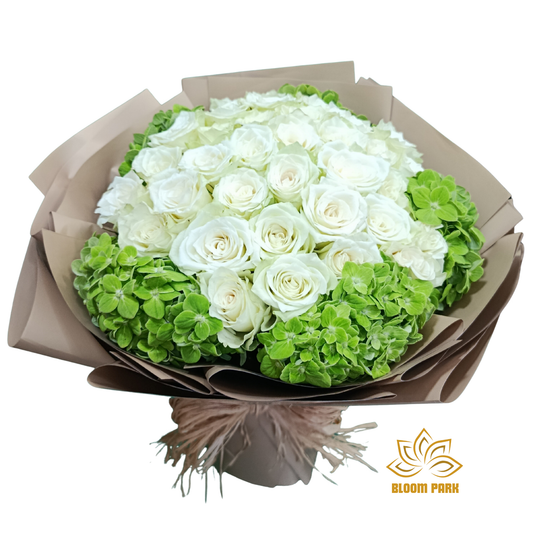 Elegance Rose & Hydrangea Bouquet