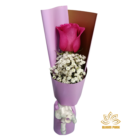 Lilac Muse Pink Rose Bouquet