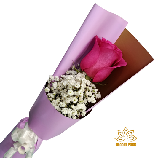Lilac Muse Pink Rose Bouquet