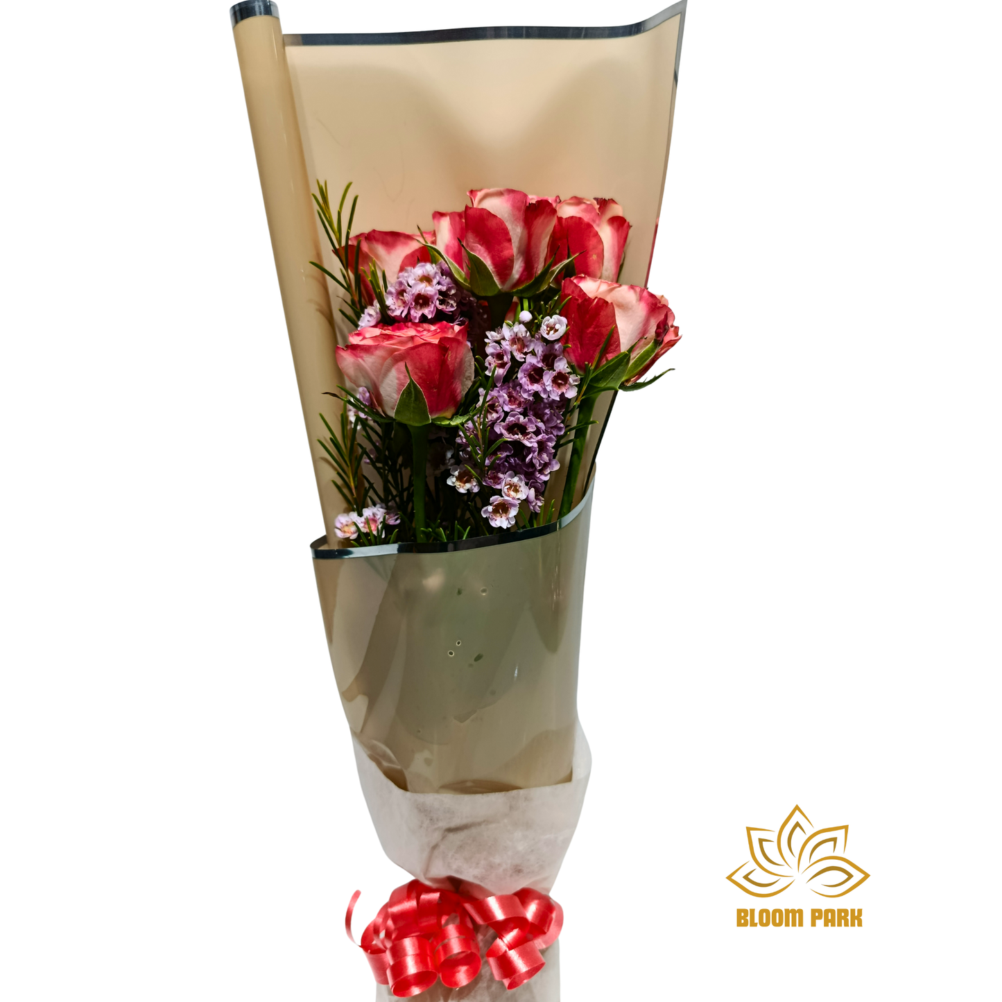 Two-Tone Pink Rose Petite Bouquet