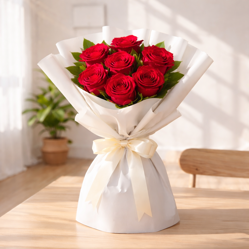 Red Rose Bouquet Same Day Delivery Dubai 
