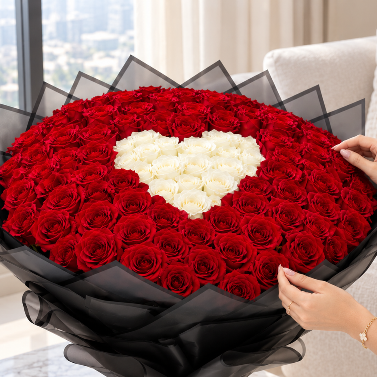 heart bouquet